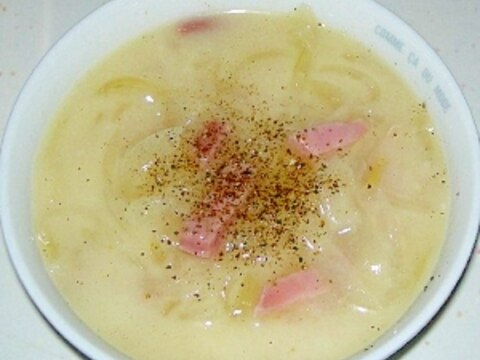 簡単オニオンクリームスープ